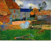 Gauguin, Paul - The Blue Roof